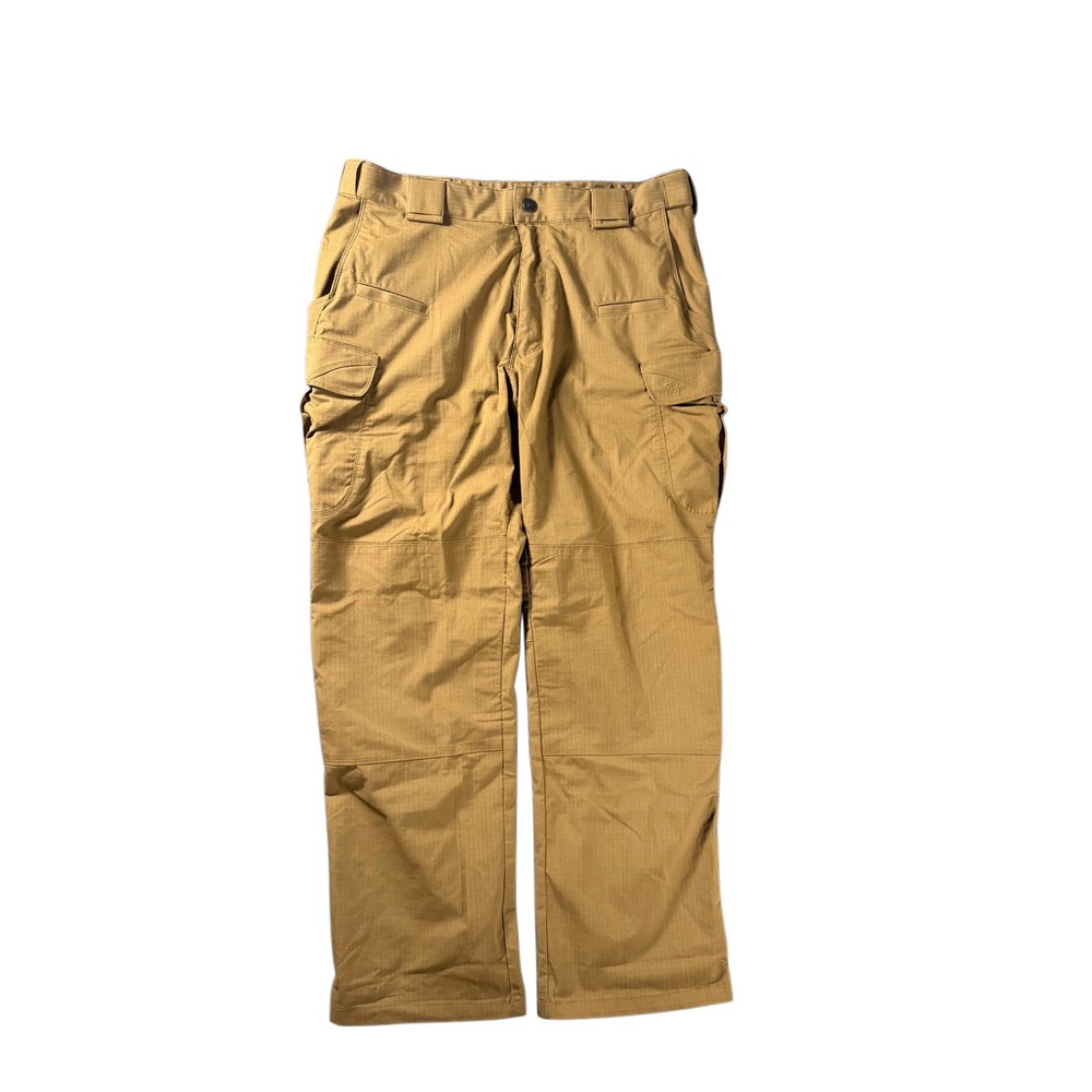 5.11 Tactical Stryke Pants Khaki Tan Flex-Tac Ripstop Cargo Mens 34x30 74369